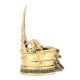 Brass Kamakshi Religious Hindu Goddess Laxmi Diwali Puja Temple Diya Oil Lamp